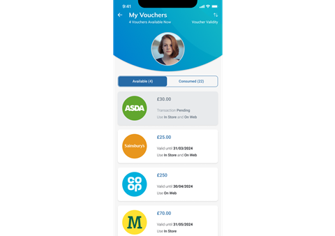 NHS My Vouchers